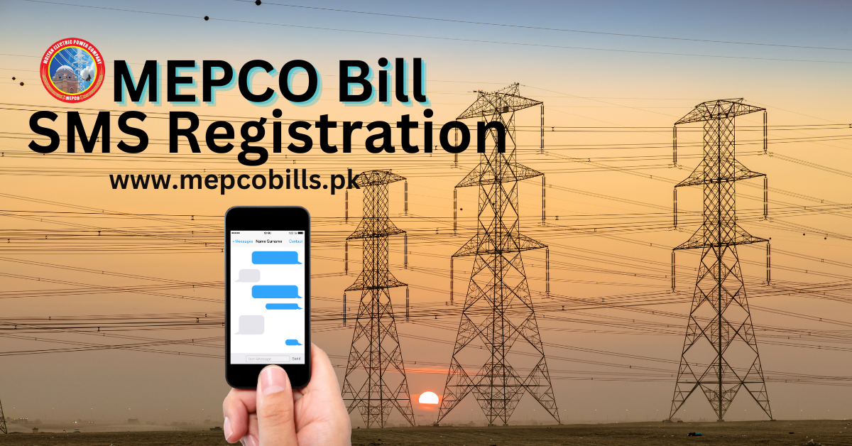 mepco bill sms registration